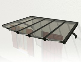 Marquise pour porte d'entrée